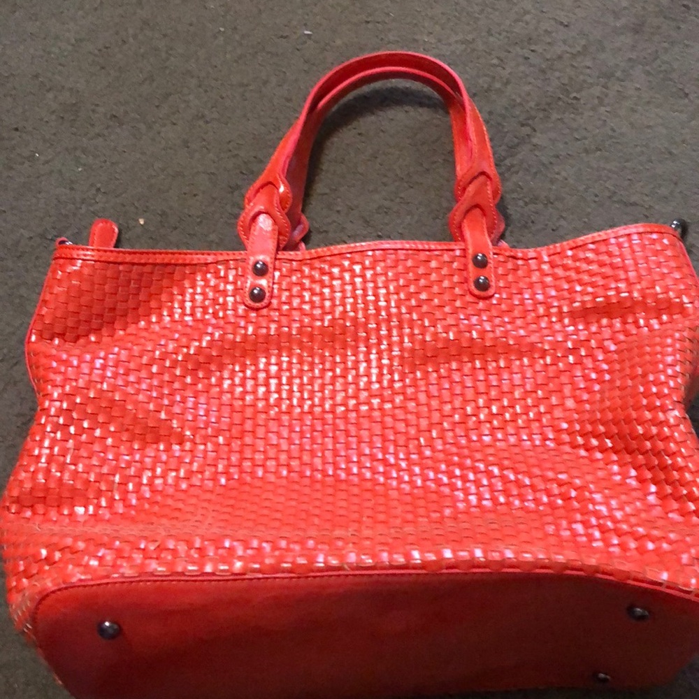Orange Nine West purse